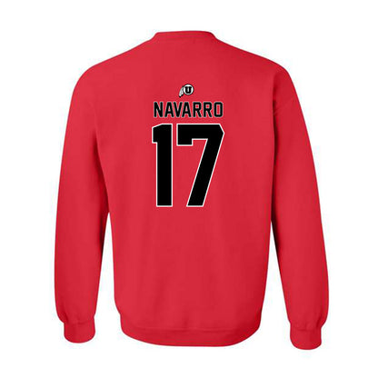Utah - NCAA Baseball : Bradley Navarro - Classic Shersey Crewneck Sweatshirt-1