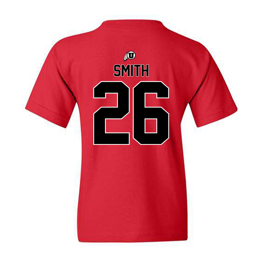 Utah - NCAA Baseball : Derek Smith - Classic Shersey Youth T-Shirt-1
