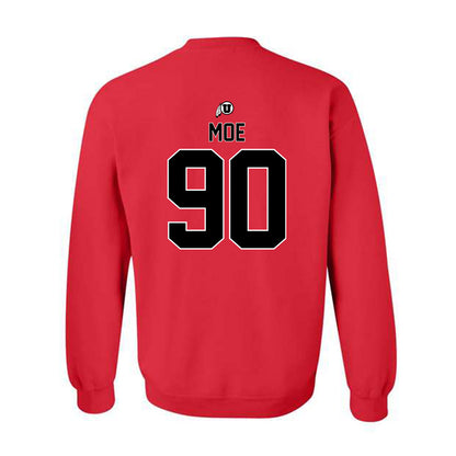 Utah - NCAA Football : Jireh Moe - Classic Shersey Crewneck Sweatshirt-1