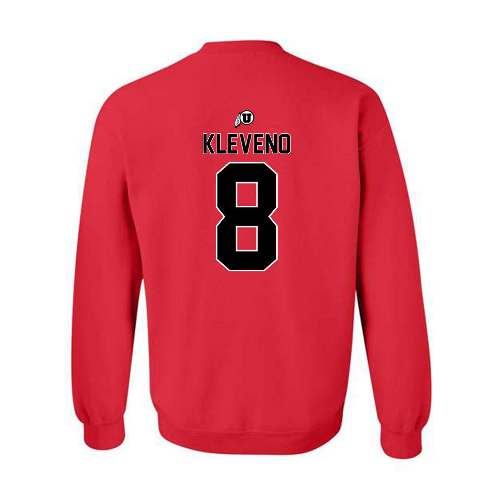 Utah - NCAA Baseball : Jack Kleveno - Classic Shersey Crewneck Sweatshirt-1