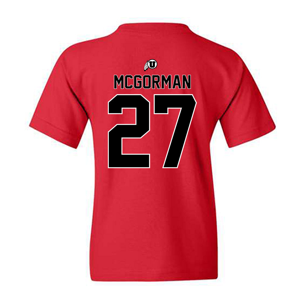 Utah - NCAA Baseball : Anson Mcgorman - Classic Shersey Youth T-Shirt-1
