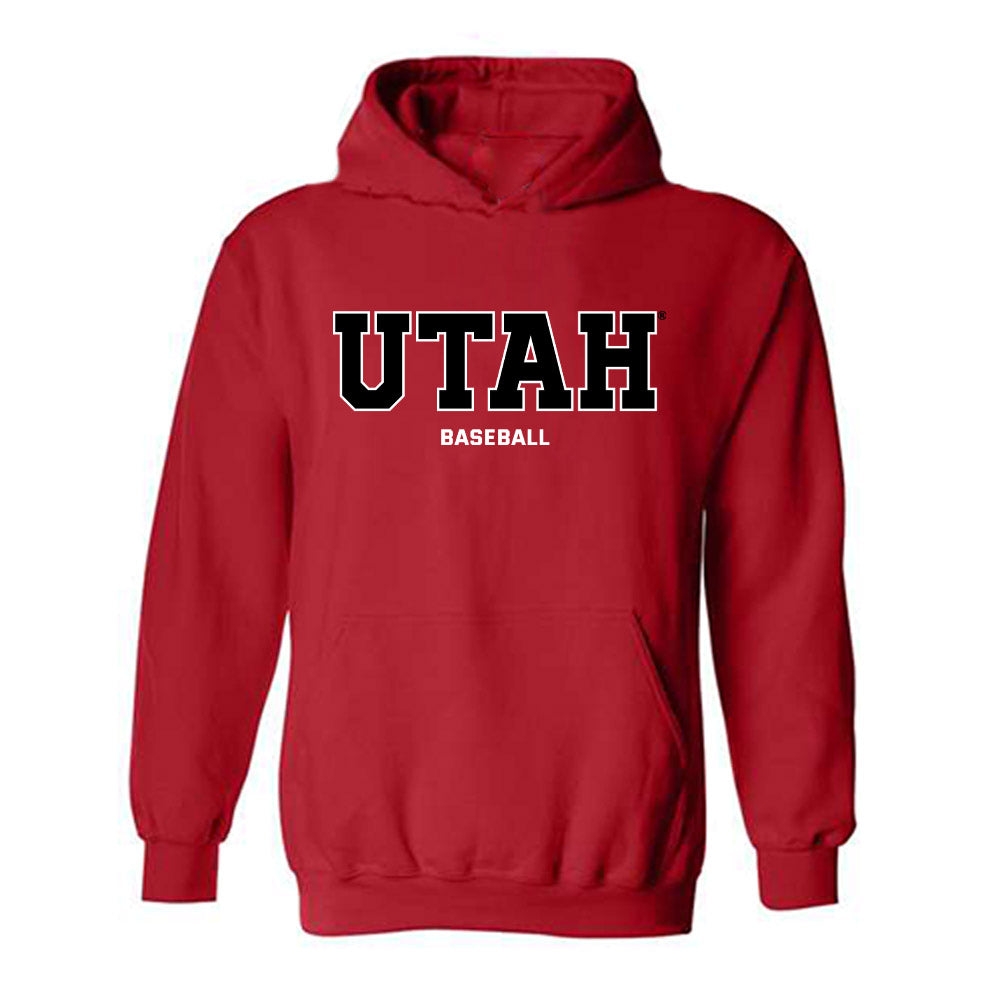 Utah - NCAA Baseball : Cameron Gurney - Classic Shersey Hooded Sweatshirt-0