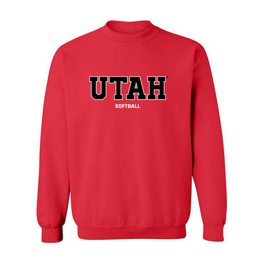 Utah - NCAA Softball : Taylor Mediano - Classic Shersey Crewneck Sweatshirt-0