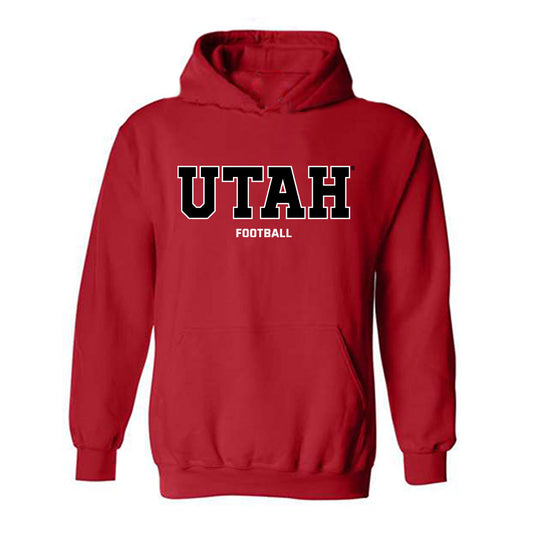 Utah - NCAA Football : Preston Pitts - Classic Shersey Hooded Sweatshirt-0