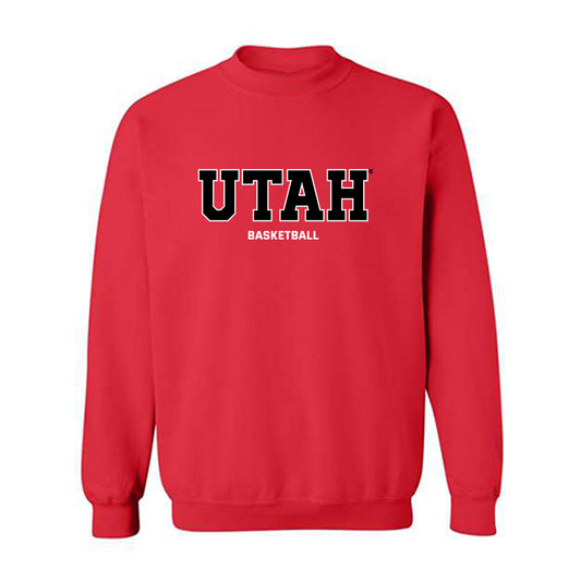 Utah - NCAA Men's Basketball : Malek Gomma - Classic Shersey Crewneck Sweatshirt-0