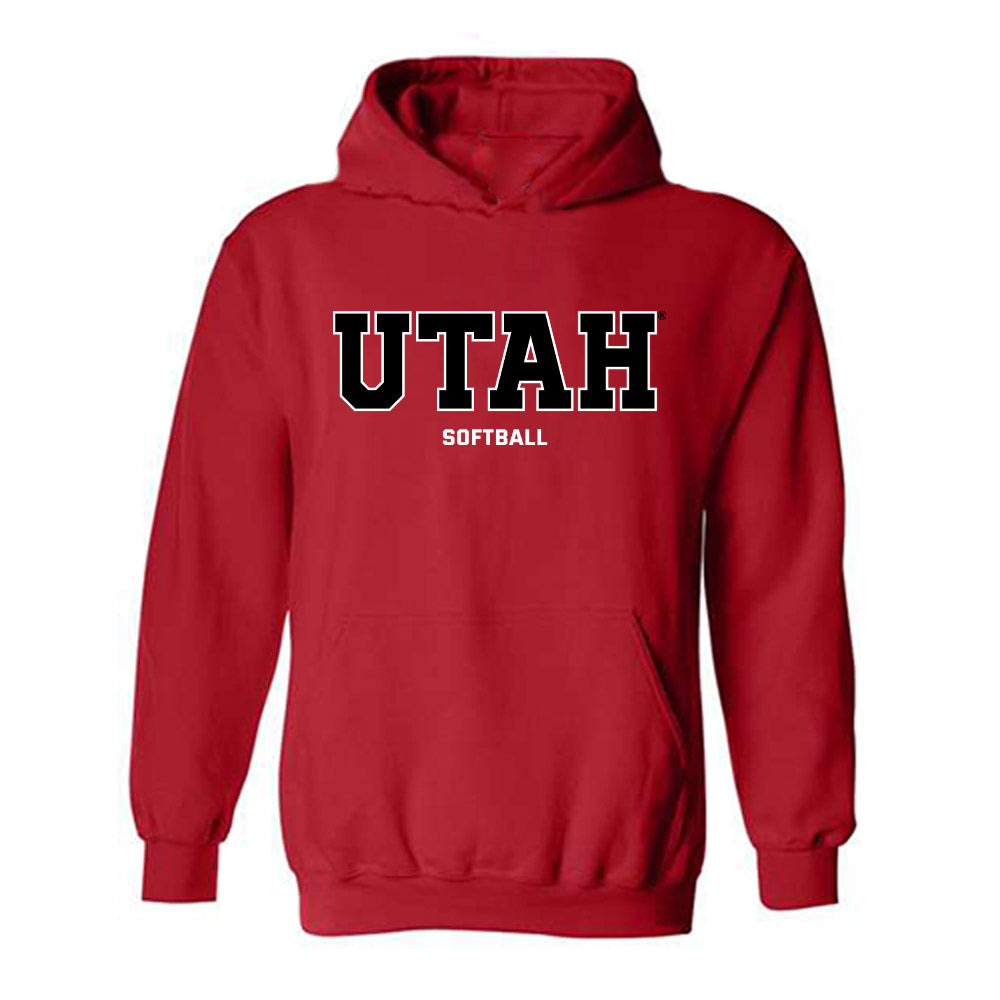 Utah - NCAA Softball : Kate Blunt - Classic Shersey Hooded Sweatshirt-0