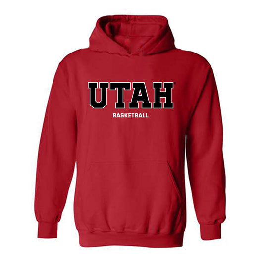 Utah - NCAA Men's Basketball : Malek Gomma - Classic Shersey Hooded Sweatshirt-0