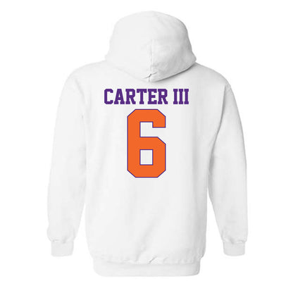 Clemson - NCAA Football : Jerome Carter III - Classic Shersey Hooded Sweatshirt-1