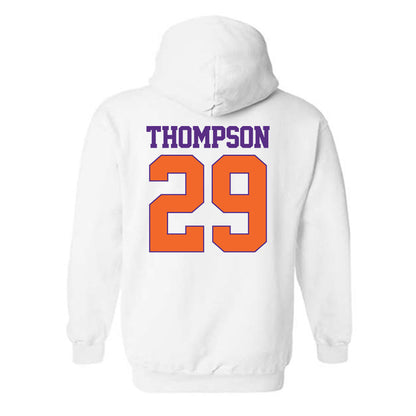 Clemson - NCAA Women's Soccer : Jordan Thompson - Classic Shersey Hooded Sweatshirt-1