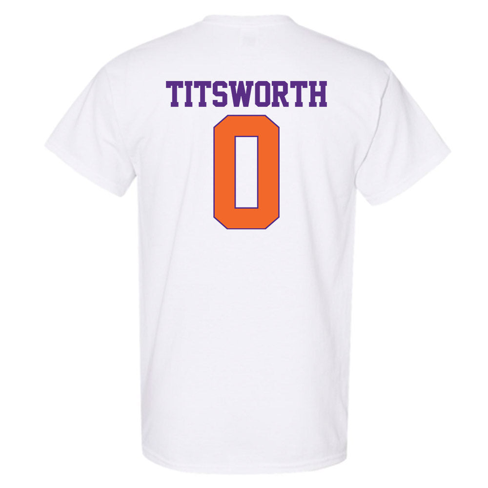 Clemson - NCAA Baseball : Drew Titsworth - Classic Shersey T-Shirt-1