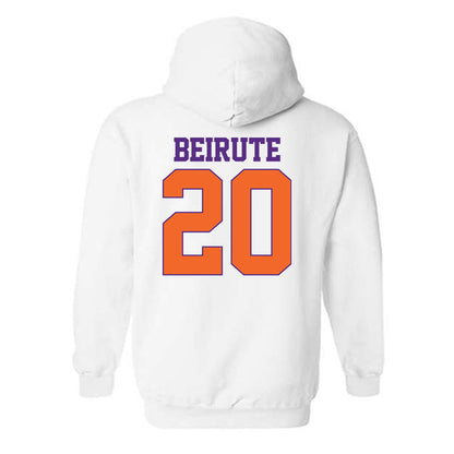 Clemson - NCAA Men's Soccer : Andres Beirute - Classic Shersey Hooded Sweatshirt-1