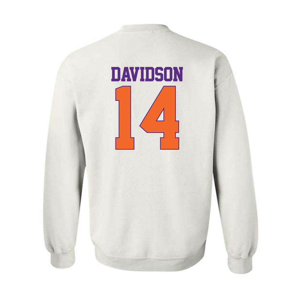 Clemson - NCAA Men's Basketball : Blake Davidson - Classic Shersey Crewneck Sweatshirt-1