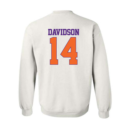 Clemson - NCAA Men's Basketball : Blake Davidson - Classic Shersey Crewneck Sweatshirt-1