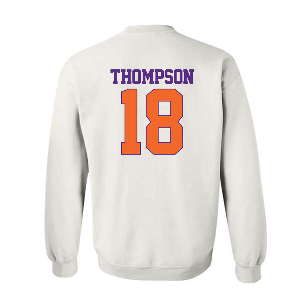 Clemson - NCAA Women's Soccer : Reagan Thompson - Classic Shersey Crewneck Sweatshirt-1