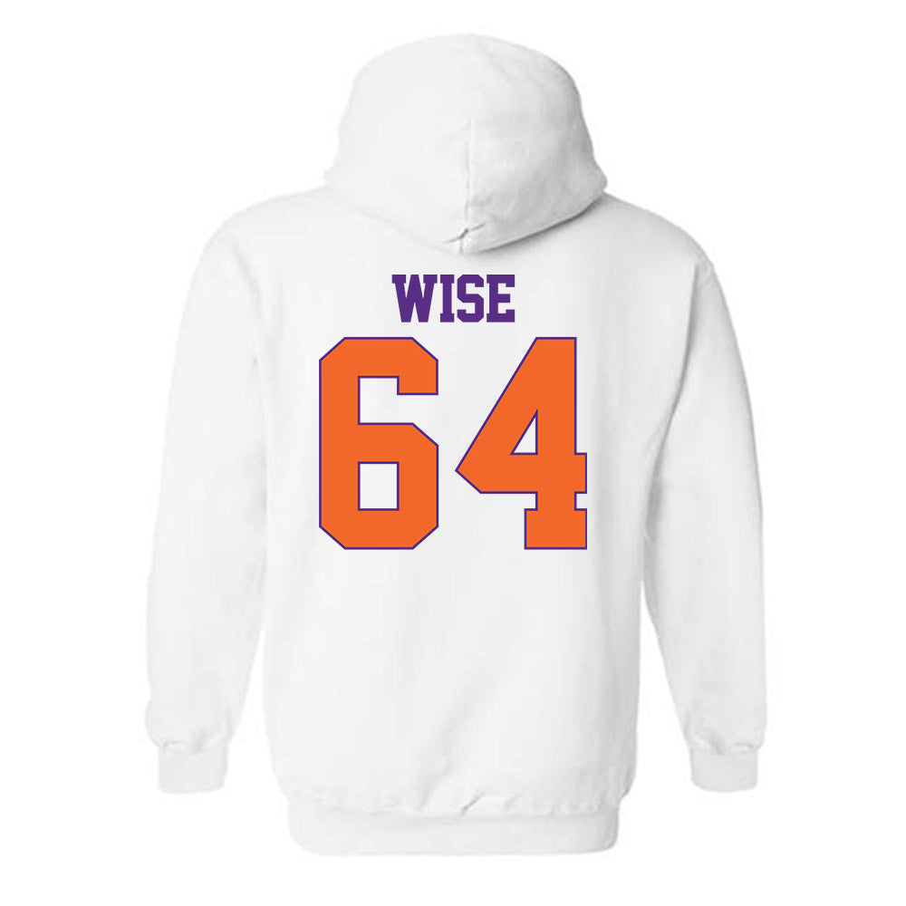 Clemson - NCAA Football : Grant Wise - Classic Shersey Hooded Sweatshirt-1