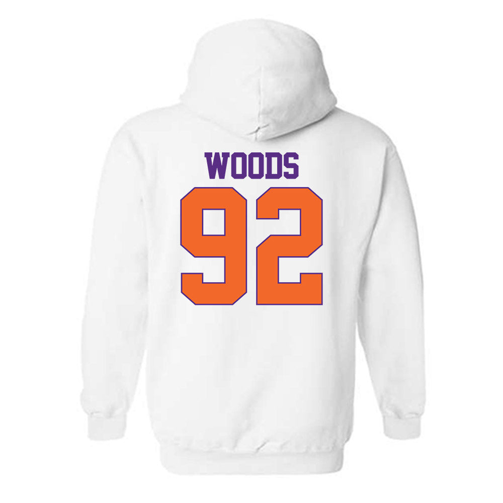 Clemson - NCAA Football : Davarrick Woods - Classic Shersey Hooded Sweatshirt-1