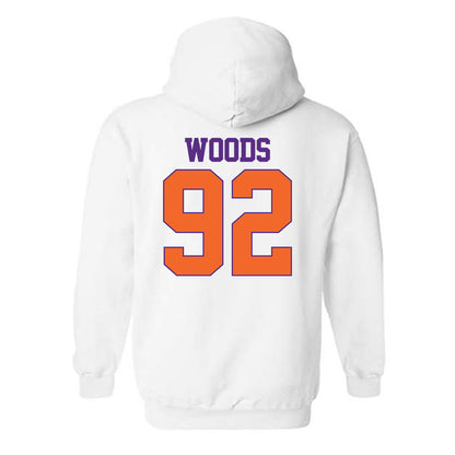 Clemson - NCAA Football : Davarrick Woods - Classic Shersey Hooded Sweatshirt-1
