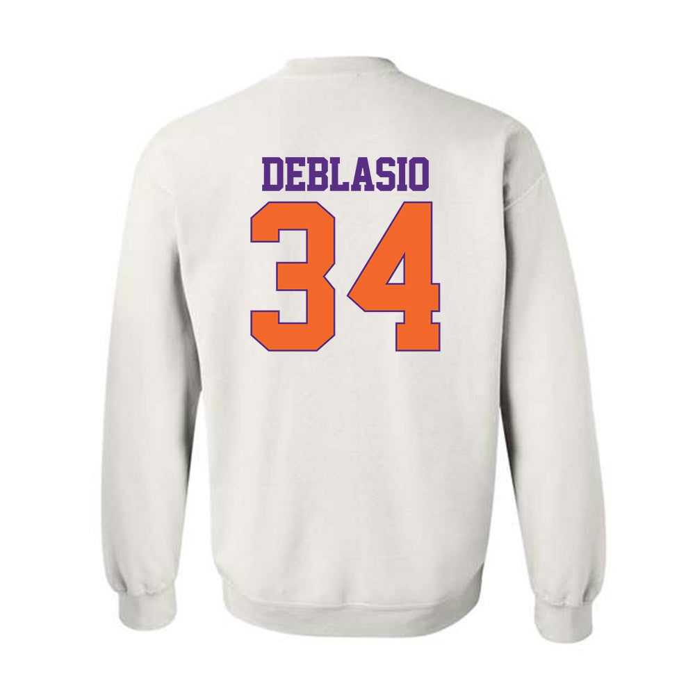 Clemson - NCAA Women's Lacrosse : Jordan DeBlasio - Classic Shersey Crewneck Sweatshirt-1