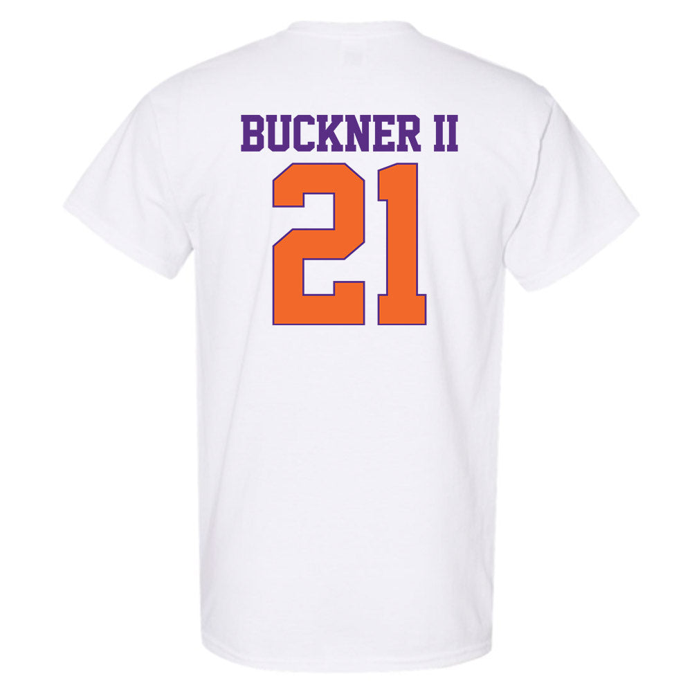 Clemson - NCAA Men's Basketball : Ace Buckner II - Classic Shersey T-Shirt-1