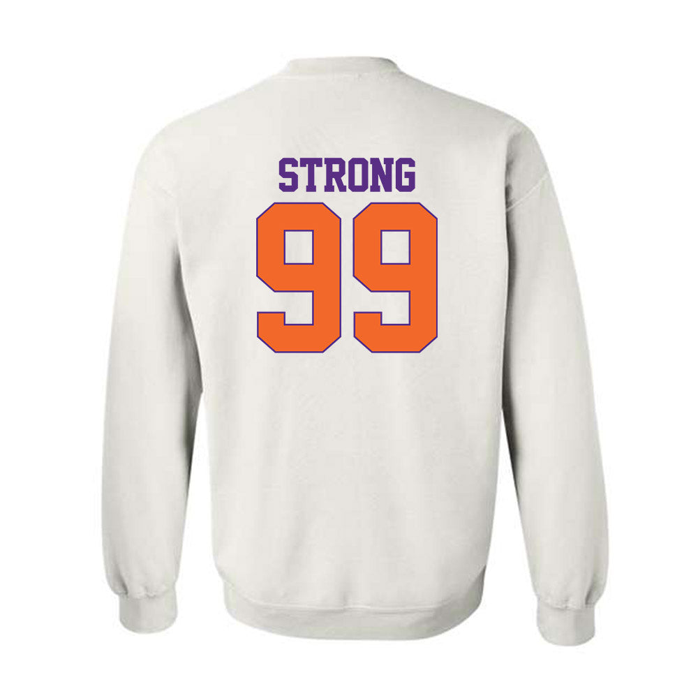 Clemson - NCAA Football : Markus Strong - Classic Shersey Crewneck Sweatshirt-1