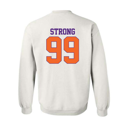 Clemson - NCAA Football : Markus Strong - Classic Shersey Crewneck Sweatshirt-1
