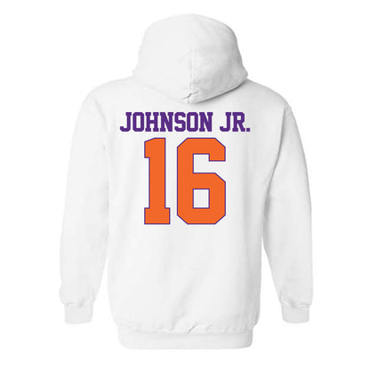Clemson - NCAA Football : Chris Johnson Jr. - Classic Shersey Hooded Sweatshirt-1