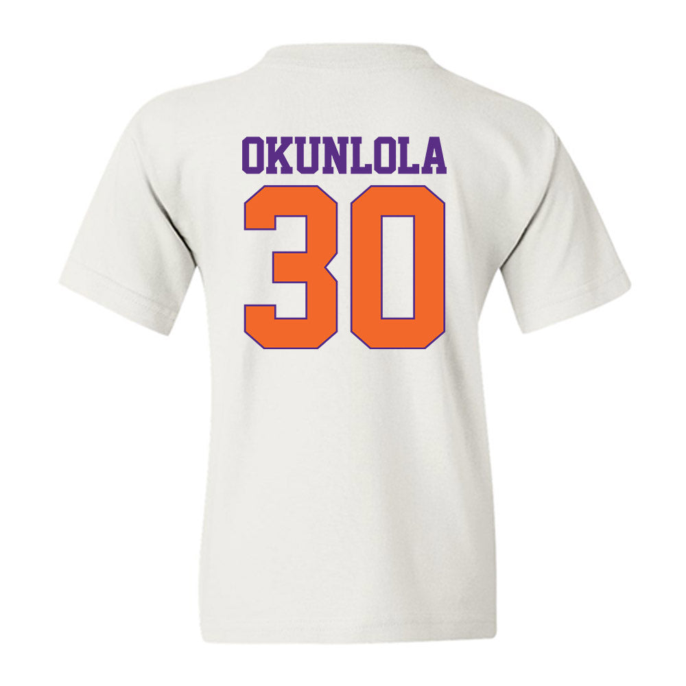Clemson - NCAA Men's Soccer : Remi Okunlola - Classic Shersey Youth T-Shirt-1