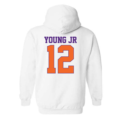 Clemson - NCAA Football : Shavar Young Jr - Classic Shersey Hooded Sweatshirt-1