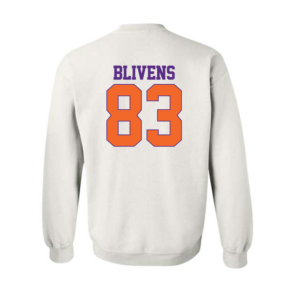 Clemson - NCAA Football : Cam Blivens - Classic Shersey Crewneck Sweatshirt-1