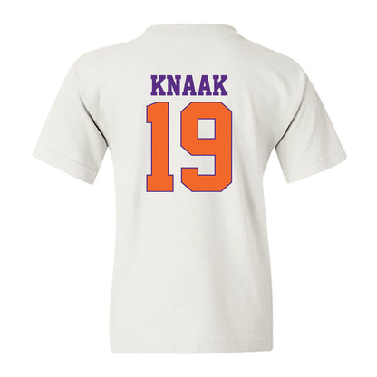 Clemson - NCAA Baseball : Aidan Knaak - Classic Shersey Youth T-Shirt-1