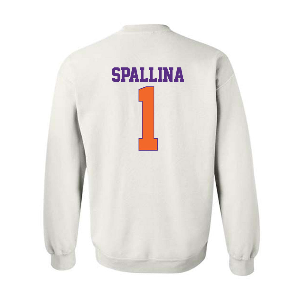 Clemson - NCAA Women's Lacrosse : Alexa s Spallina - Classic Shersey Crewneck Sweatshirt-1