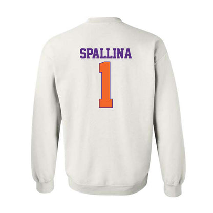 Clemson - NCAA Women's Lacrosse : Alexa s Spallina - Classic Shersey Crewneck Sweatshirt-1