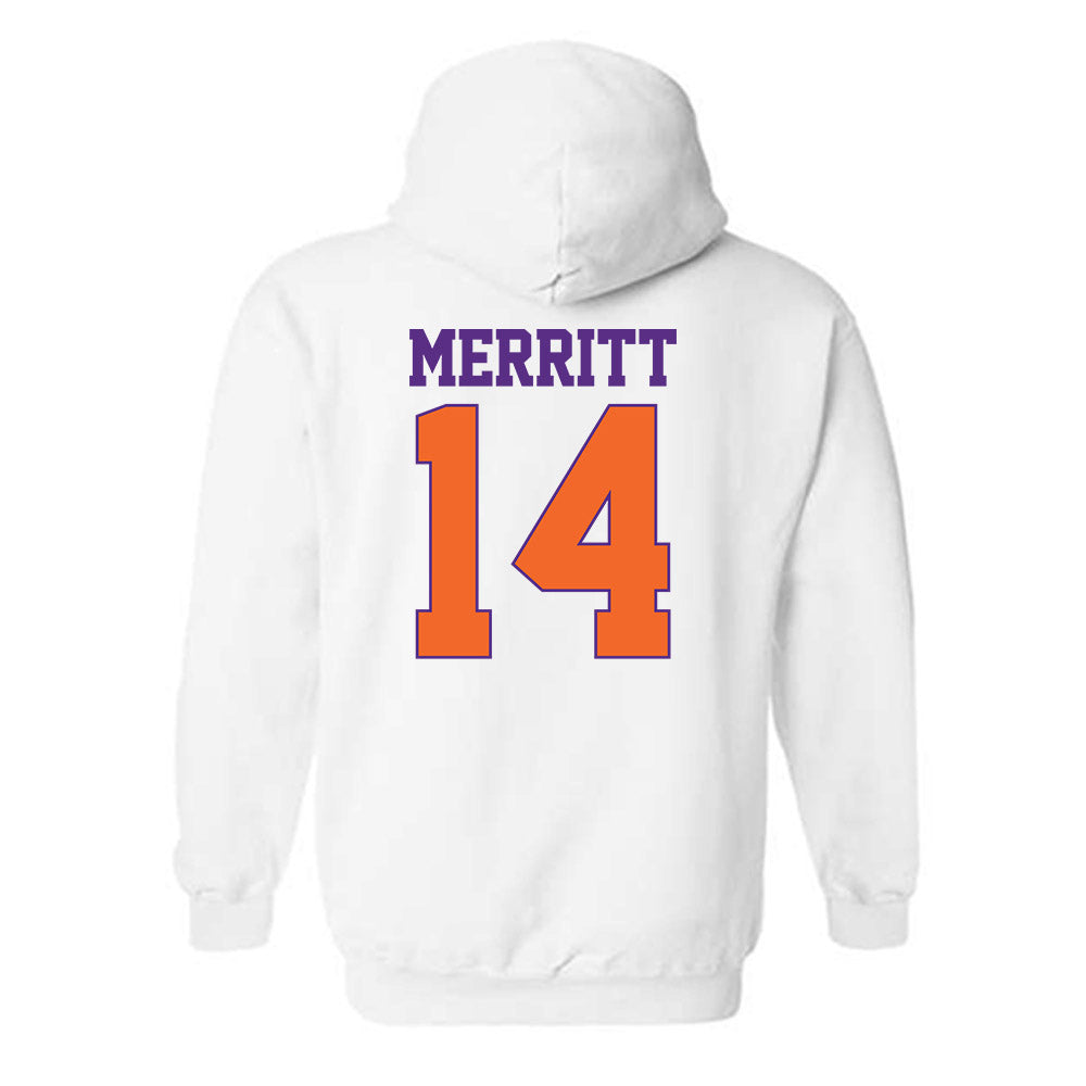 Clemson - NCAA Football : London Merritt - Classic Shersey Hooded Sweatshirt-1