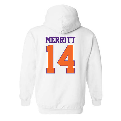Clemson - NCAA Football : London Merritt - Classic Shersey Hooded Sweatshirt-1