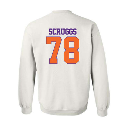 Clemson - NCAA Football : Carter Scruggs - Classic Shersey Crewneck Sweatshirt-1