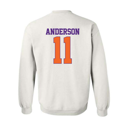 Clemson - NCAA Football : Polo Anderson - Classic Shersey Crewneck Sweatshirt-1