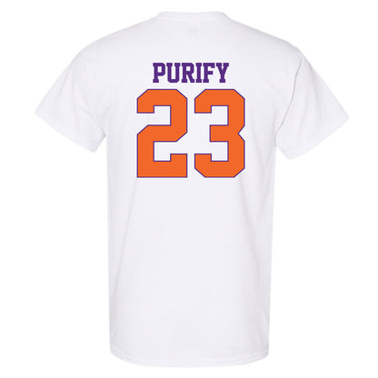 Clemson - NCAA Baseball : Jarren Purify - Classic Shersey T-Shirt-1