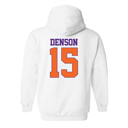 Clemson - NCAA Football : Chris Denson - Classic Shersey Hooded Sweatshirt-1