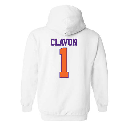 Clemson - NCAA Baseball : Bryce Clavon - Classic Shersey Hooded Sweatshirt-1