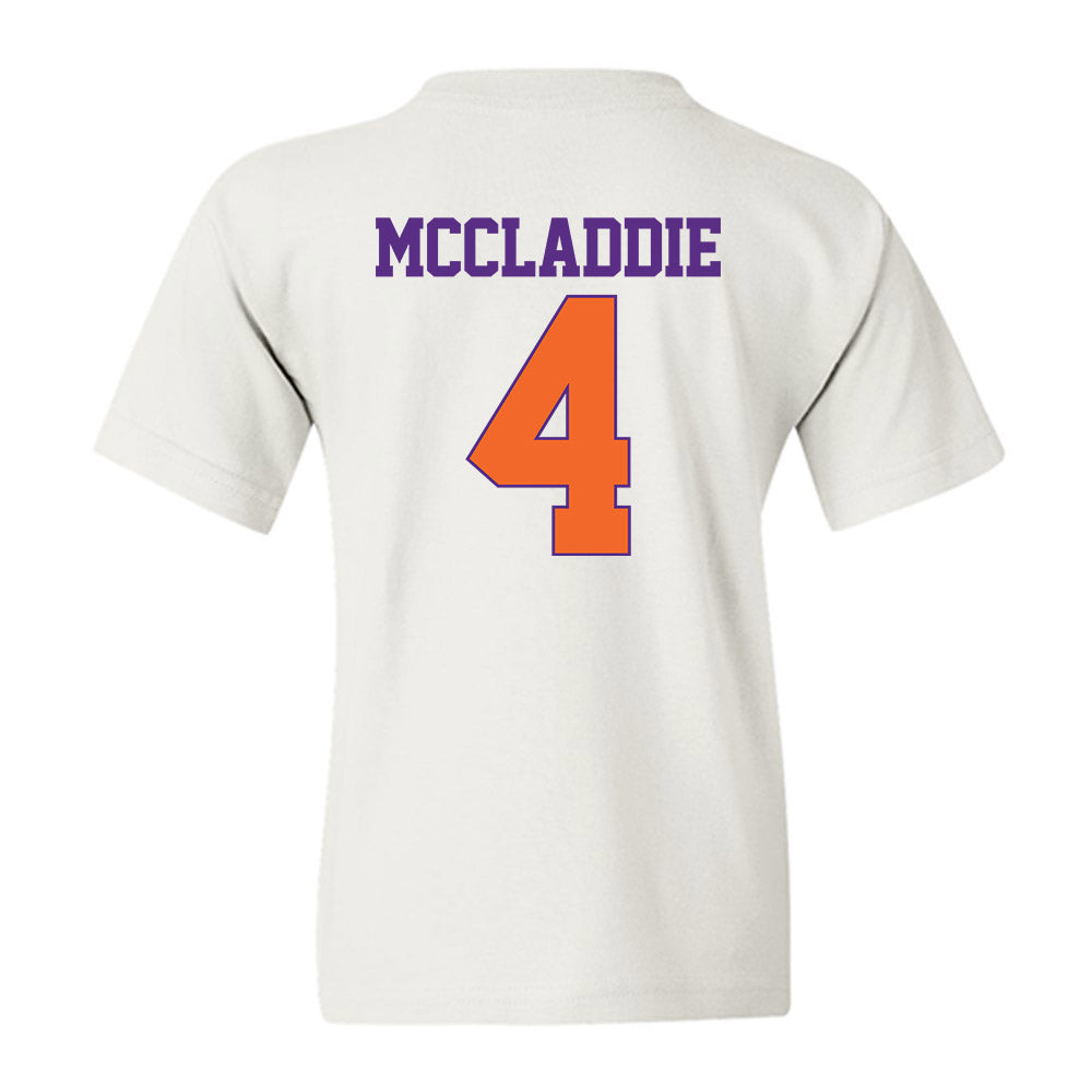 Clemson - NCAA Baseball : Tryston McCladdie - Classic Shersey Youth T-Shirt-1