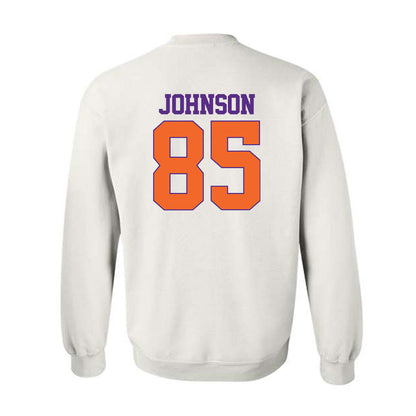 Clemson - NCAA Football : Charlie Johnson - Classic Shersey Crewneck Sweatshirt-1