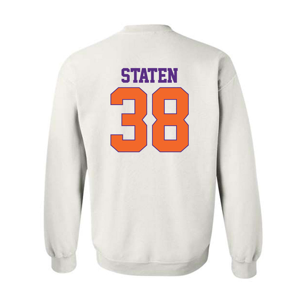 Clemson - NCAA Football : Dominic Staten - Classic Shersey Crewneck Sweatshirt-1