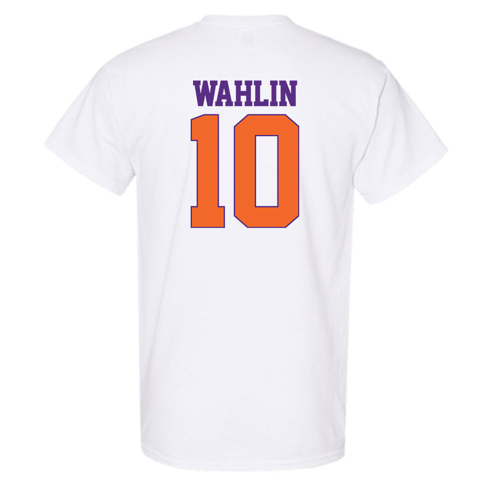 Clemson - NCAA Men's Basketball : Jake Wahlin - Classic Shersey T-Shirt-1