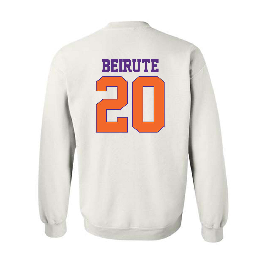 Clemson - NCAA Men's Soccer : Andres Beirute - Classic Shersey Crewneck Sweatshirt-1