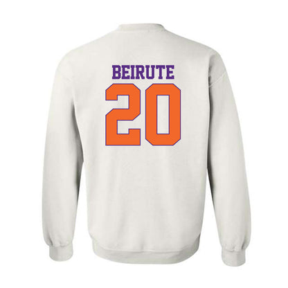 Clemson - NCAA Men's Soccer : Andres Beirute - Classic Shersey Crewneck Sweatshirt-1