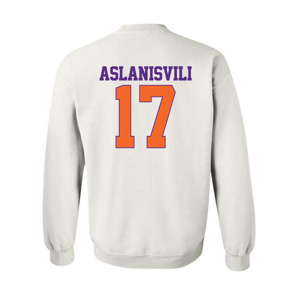 Clemson - NCAA Women's Tennis : Artemis Aslanisvili - Classic Shersey Crewneck Sweatshirt-1