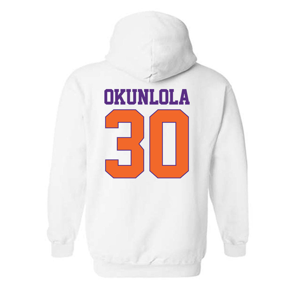 Clemson - NCAA Men's Soccer : Remi Okunlola - Classic Shersey Hooded Sweatshirt-1