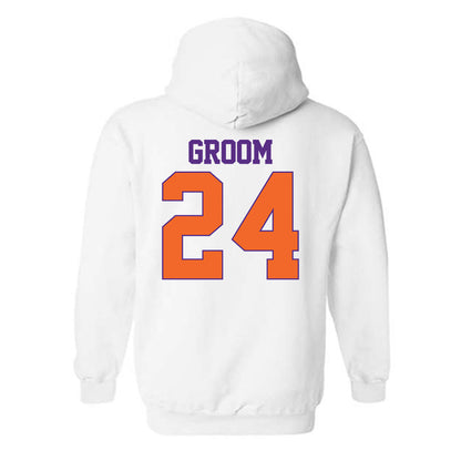 Clemson - NCAA Women's Volleyball : Anika Groom - Classic Shersey Hooded Sweatshirt-1