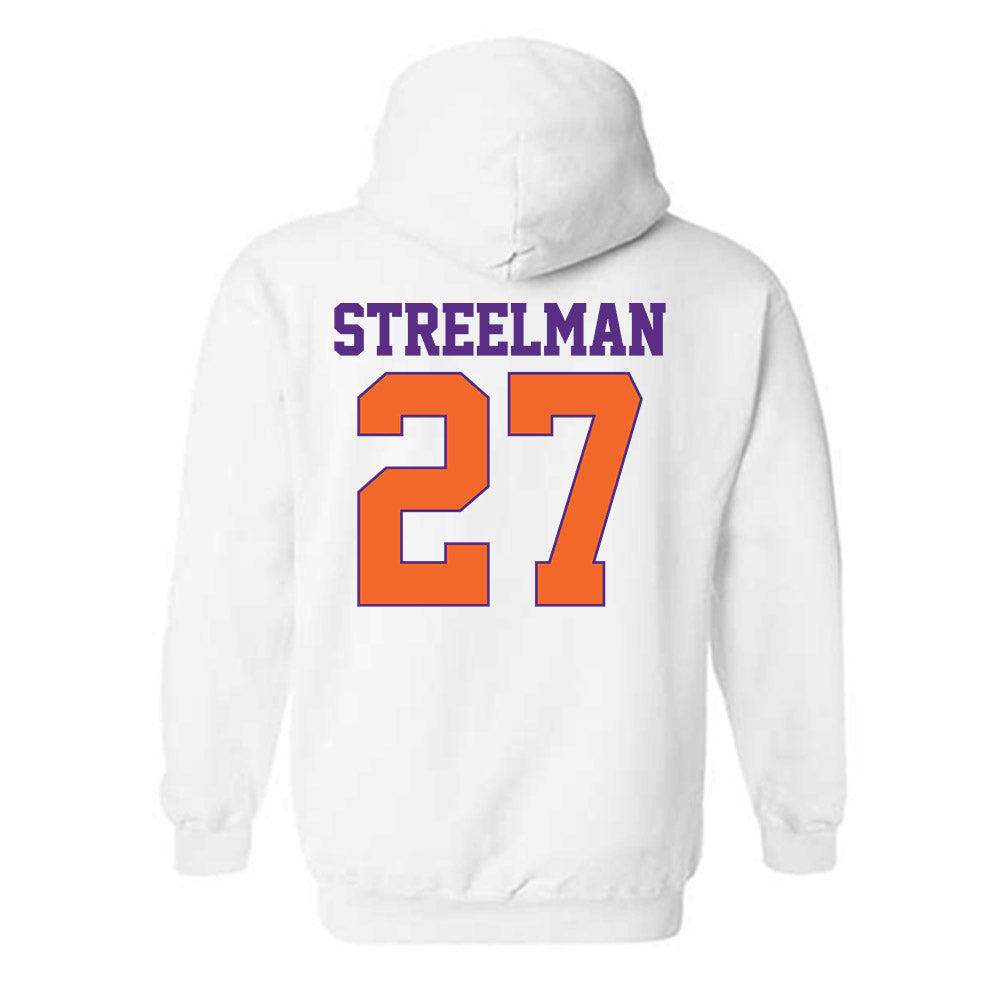 Clemson - NCAA Men's Soccer : Seamus Streelman - Classic Shersey Hooded Sweatshirt-1