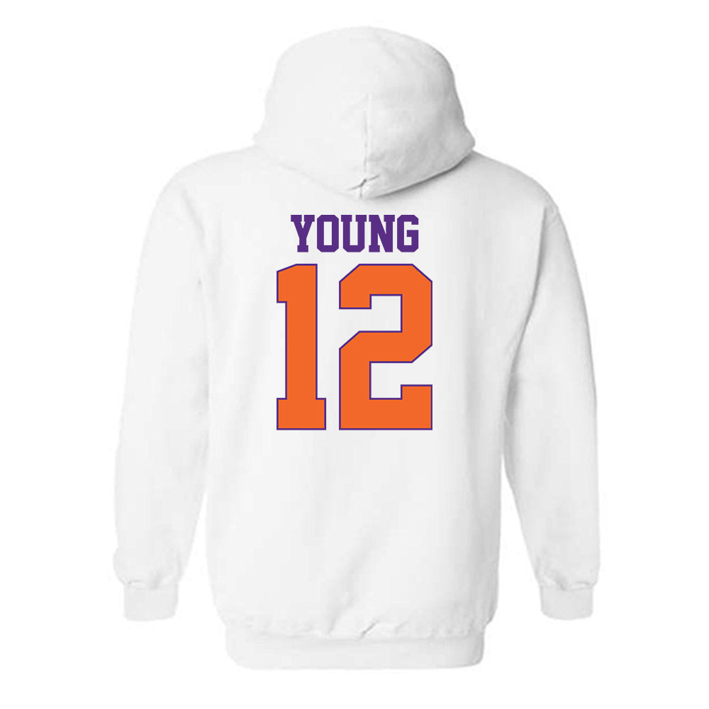 Clemson - NCAA Football : Shavar Young - Classic Shersey Hooded Sweatshirt-1